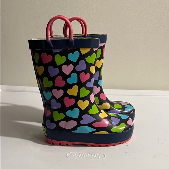 Western Chief Multicolor Heart Rain Boots - Picture 2 of 7